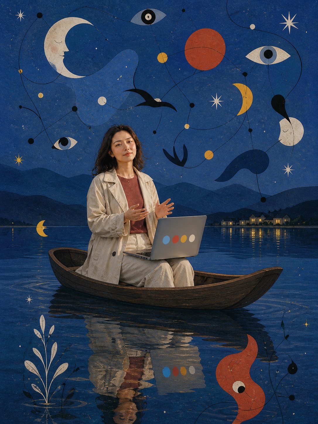 湖上符号夜游风格